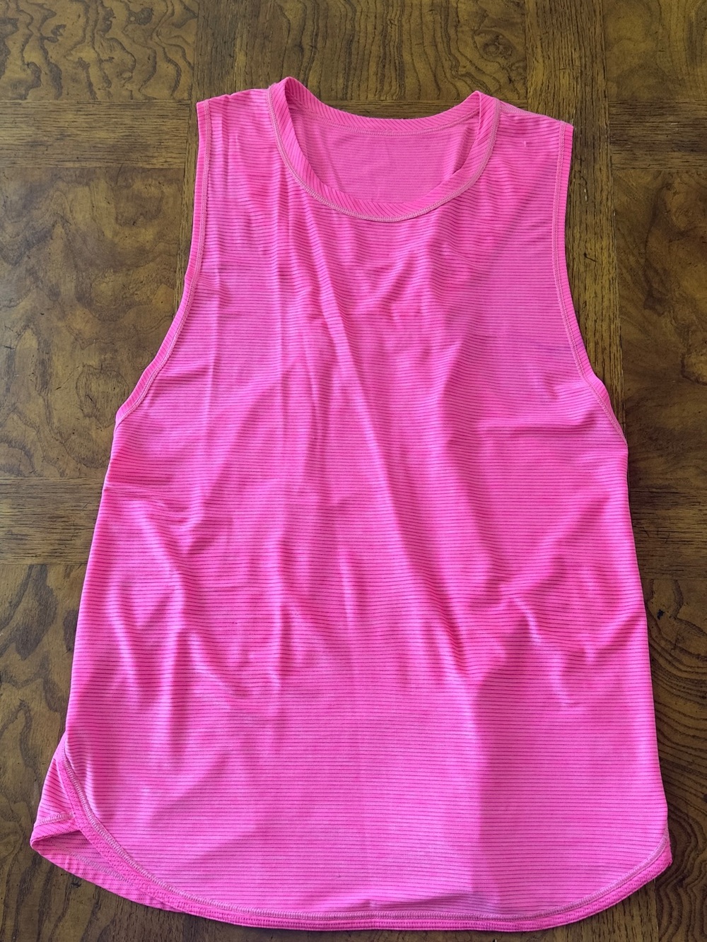 Lululemon In A Cinch Tank Heathered Neon Pink